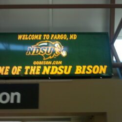 Fargo Bisons sign